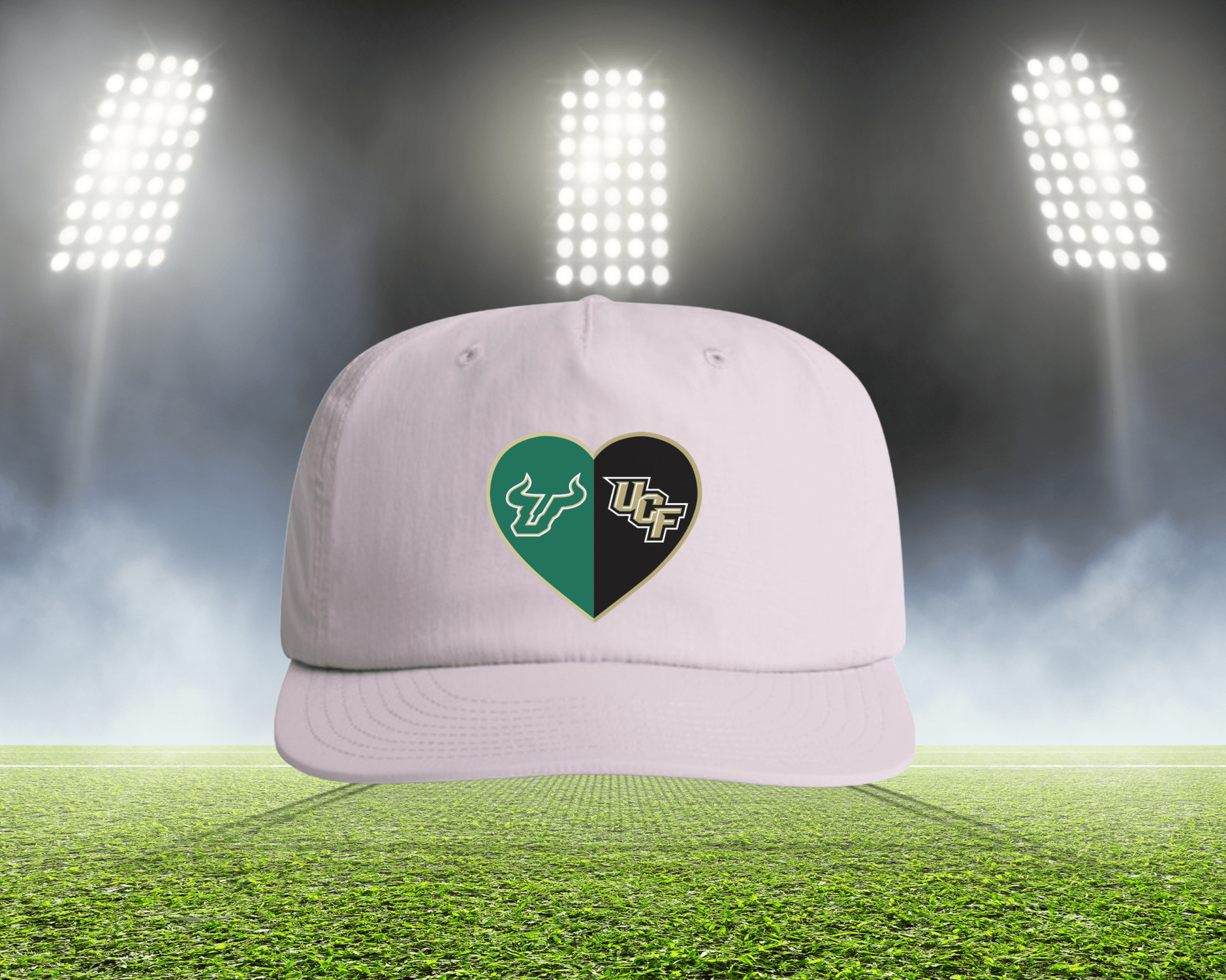 Split Heart Logos Surf Hat - Tailgate Vibes