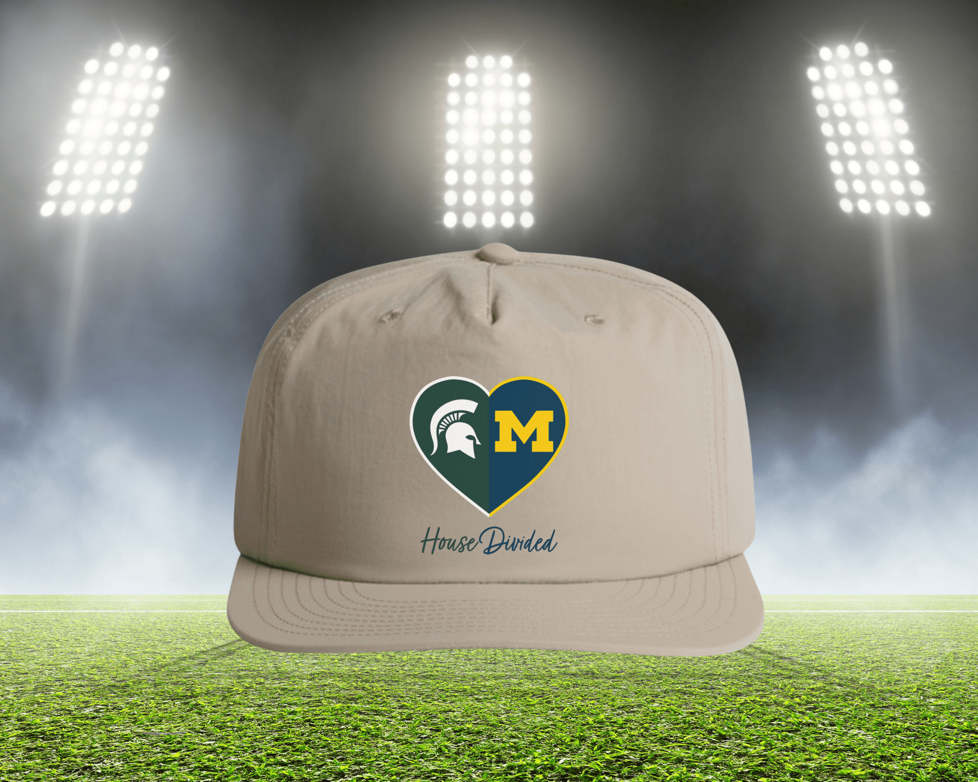 Split Heart Logos Surf Hat - Tailgate Vibes