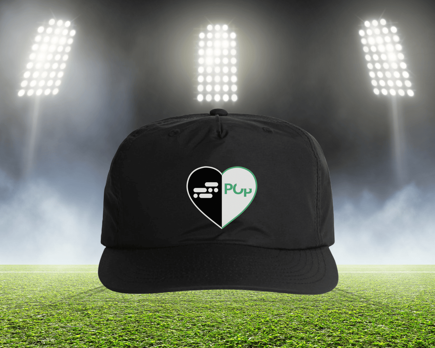 Split Heart Logos Surf Hat - Tailgate Vibes