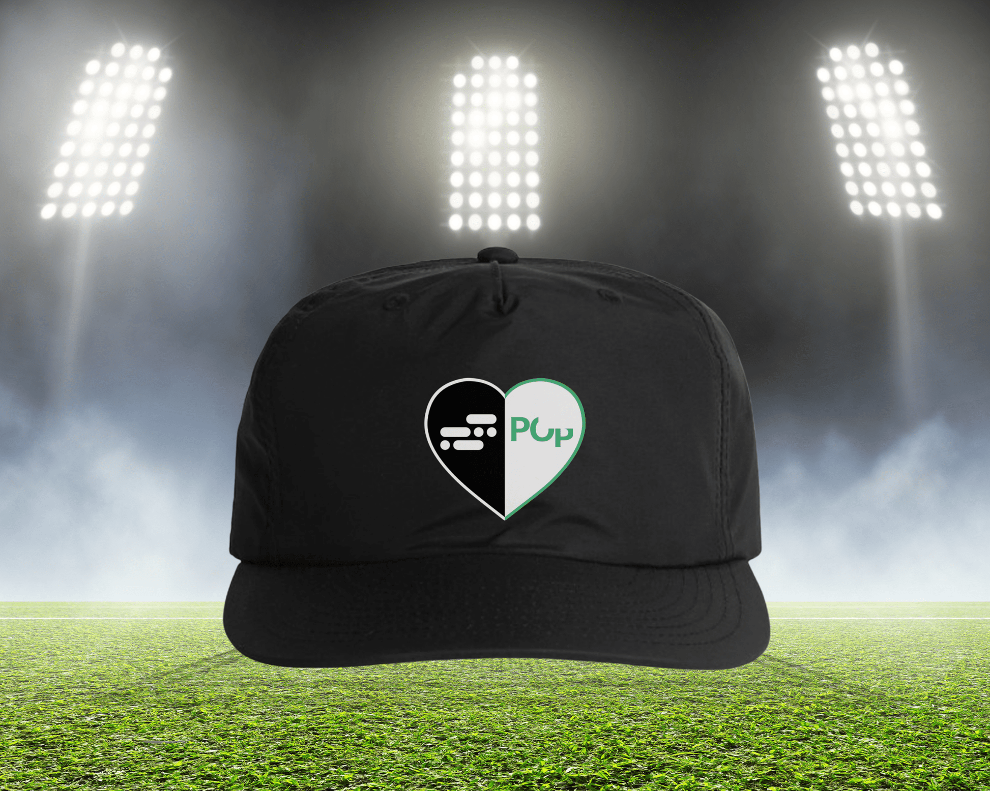 Split Heart Logos Surf Hat - Tailgate Vibes