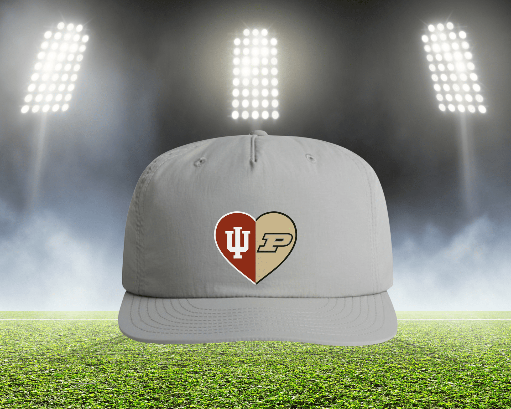 Split Heart Logos Surf Hat - Tailgate Vibes