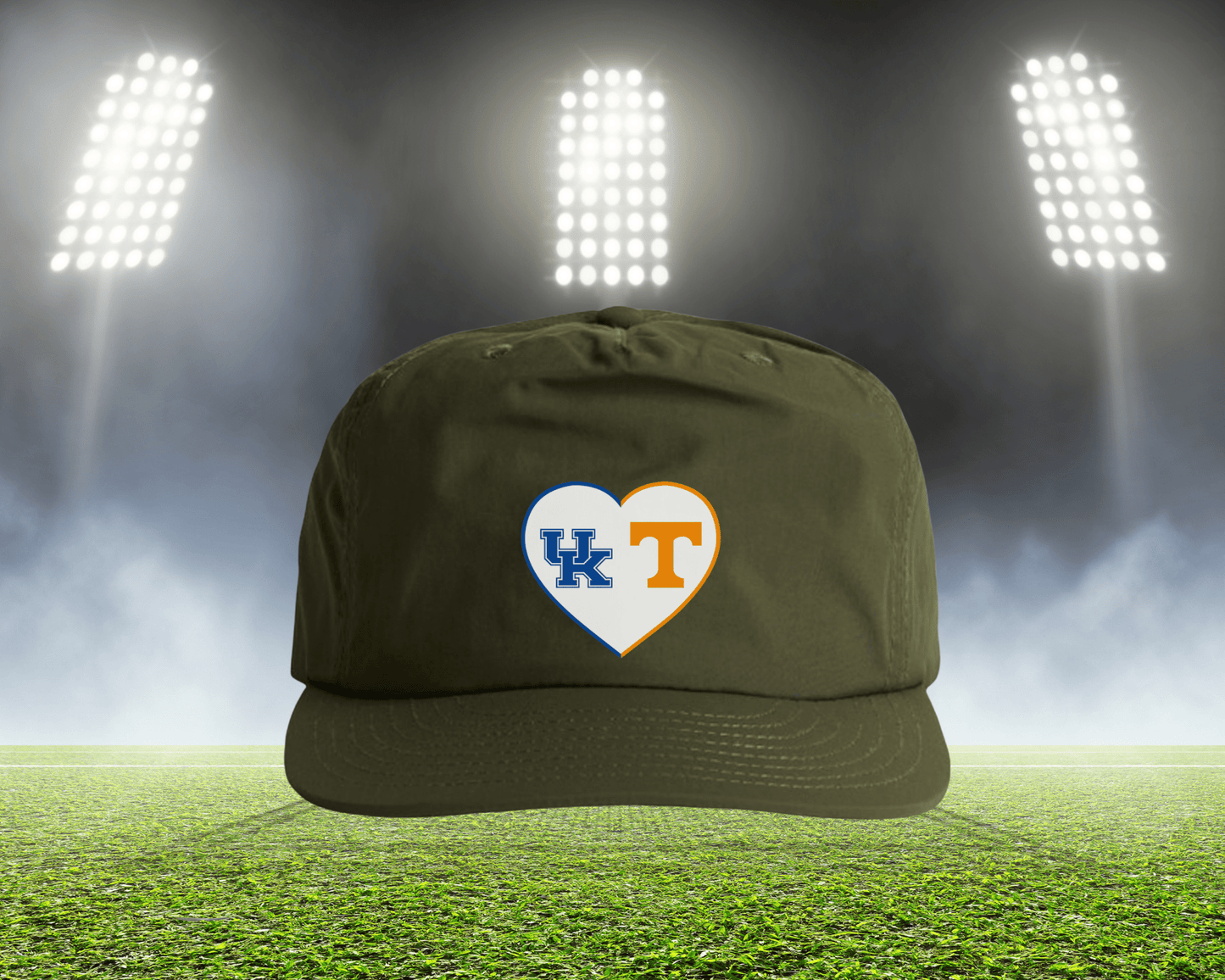 Split Heart Logos Surf Hat - Tailgate Vibes